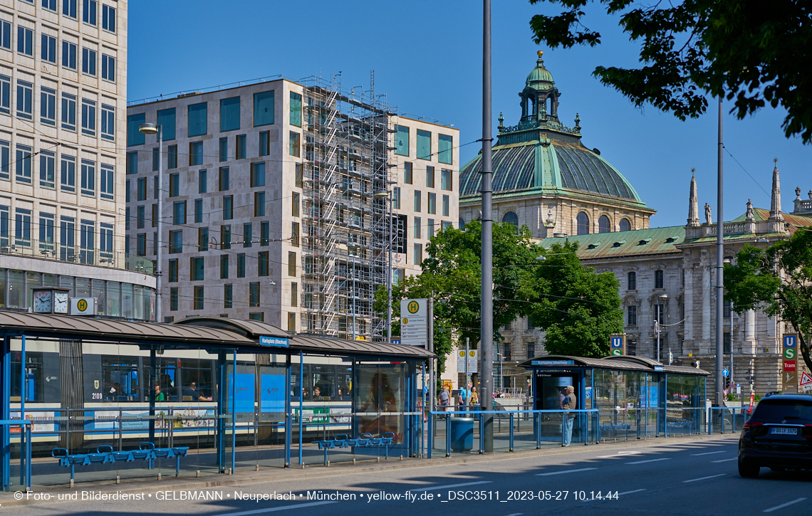 Mai 2023 - Neubau des Hotels Königshof am Stachus in München